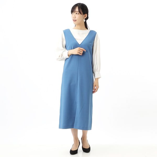 フロントスリットVあきジャンパースカート | カールパークレーン(Karl