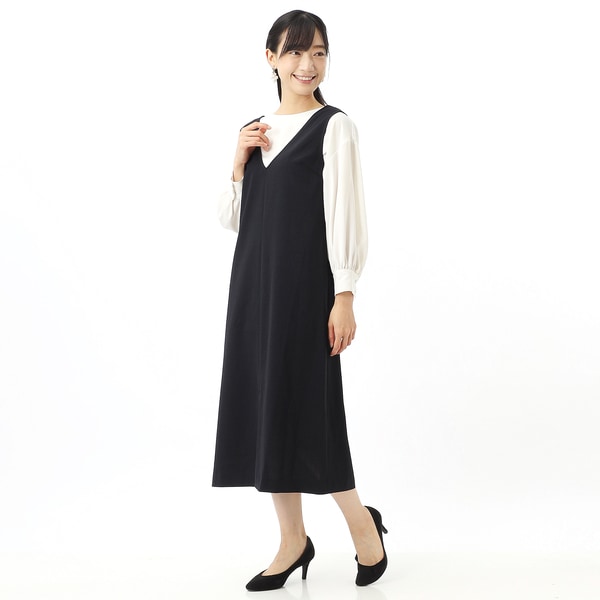 フロントスリットVあきジャンパースカート | カールパークレーン(Karl