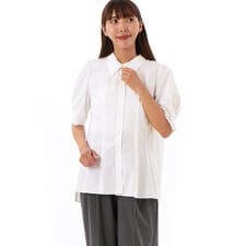 【洗える/清涼感】シャンブレータックスリーブシャツ