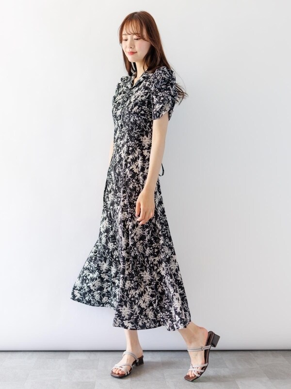 楽天市場】【結婚式・二次会・ドレス】ドットジャガード×レースセット