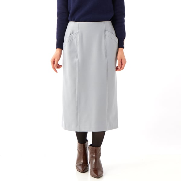 無地切替ストレートスカート | カールパークレーン(Karl Park Lane