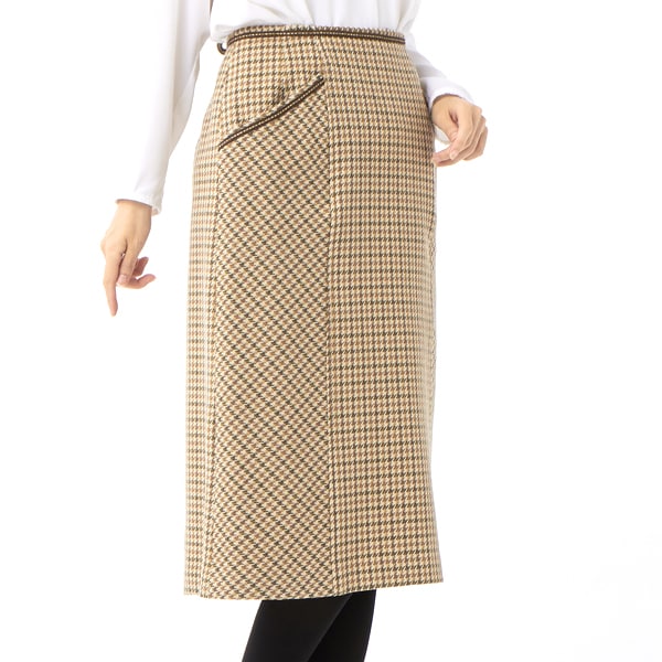 無地切替ストレートスカート | カールパークレーン(Karl Park Lane