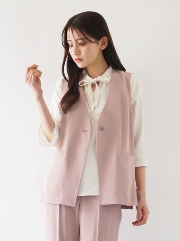 エステルツイルストレッチVカラージレ | ノーブル(Noble