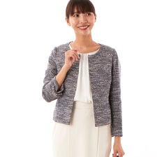 カールパークレーン(Karl Park Lane)のミックスツィードノーカラージャケット