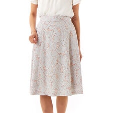 花柄L65フレアースカート