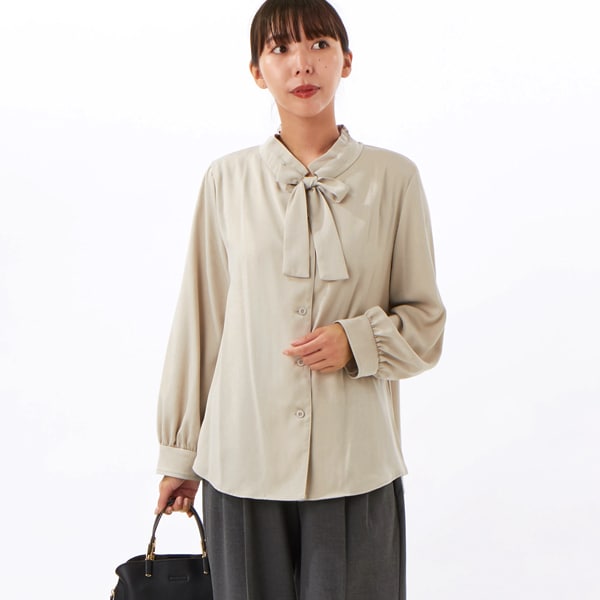 ヴィンセントサテンボウタイブラウス | カールパークレーン(Karl Park