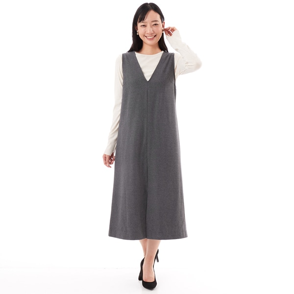 無地ノースリータックワンピース | カールパークレーン(Karl Park Lane