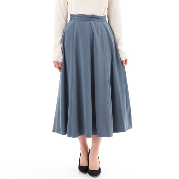 サテン切替ハギフレアースカート | カールパークレーン(Karl Park Lane