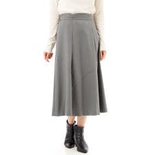 無地切替ハギフレアースカート