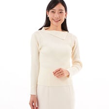 リブ 衿付ニット