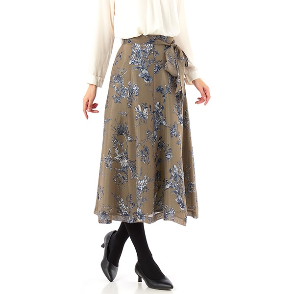 花柄8枚ハギフレアースカート | カールパークレーン(Karl Park Lane