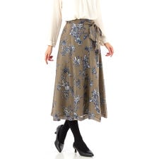カールパークレーン(Karl Park Lane)の花柄8枚ハギフレアースカート