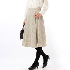 カールパークレーン(Karl Park Lane)のツィードメッシュタックフレアースカー