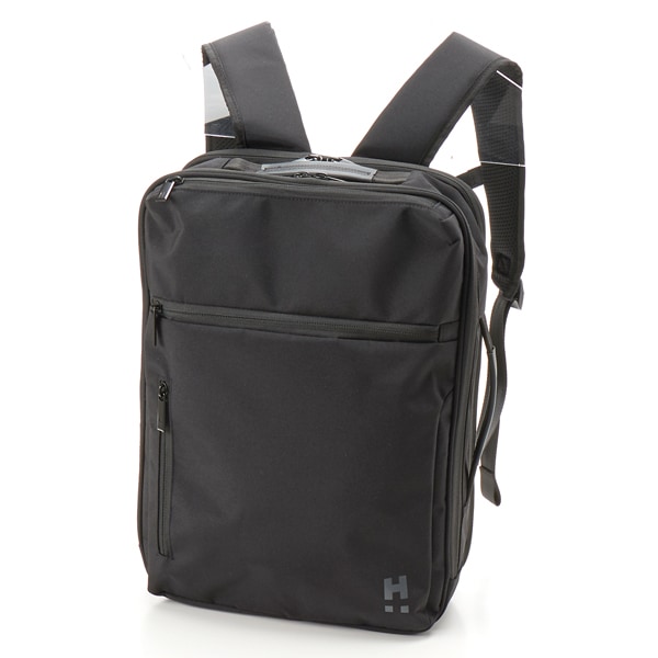 SIFFLER/HAPITAS PLUS】 撥水加工 USBポート 付き スクエアリュック20L