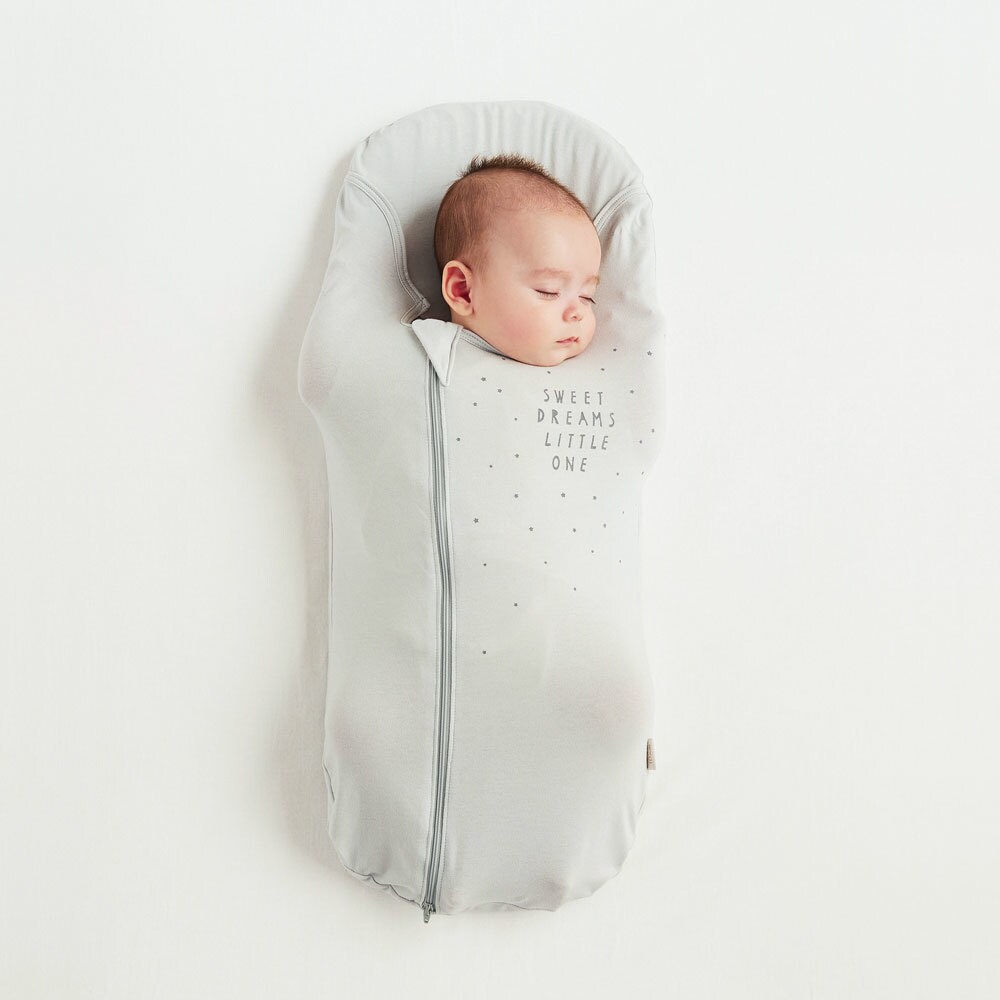 ベビー おくるみ】10mois たまごマットおくるみsleep ピンク・グレー