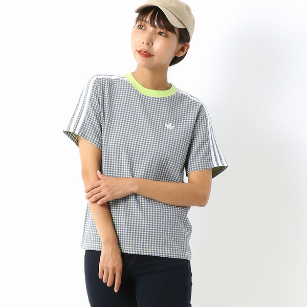 アディダスオリジナルス 】 GINGHAM TEE /ギンガム ティーシャツ