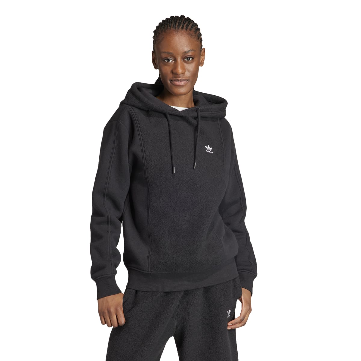 adidas アディダス ベロア ジャージ セットアップ パーカー 黒金 刺繍