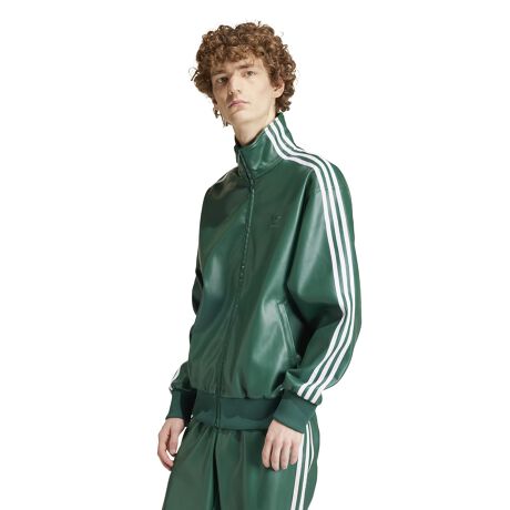 フェイクレザー アディカラー スリーストライプス ルーズ ファイヤー  