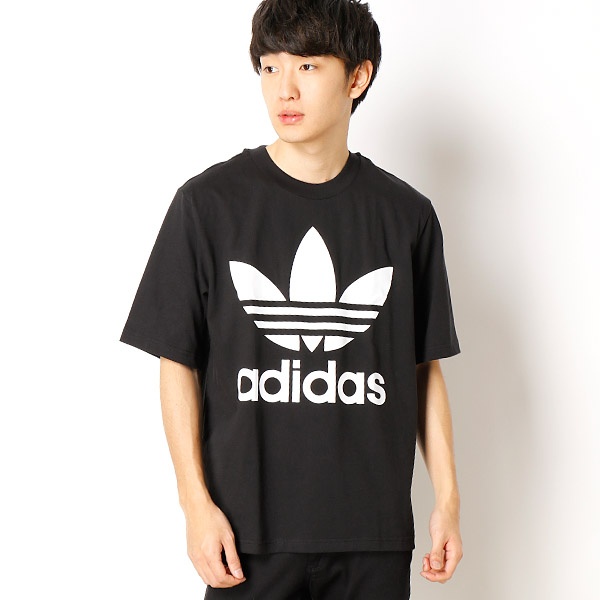 Adidas trefoil oversized outlet tee