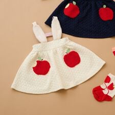 りんごポケットジャンパースカート