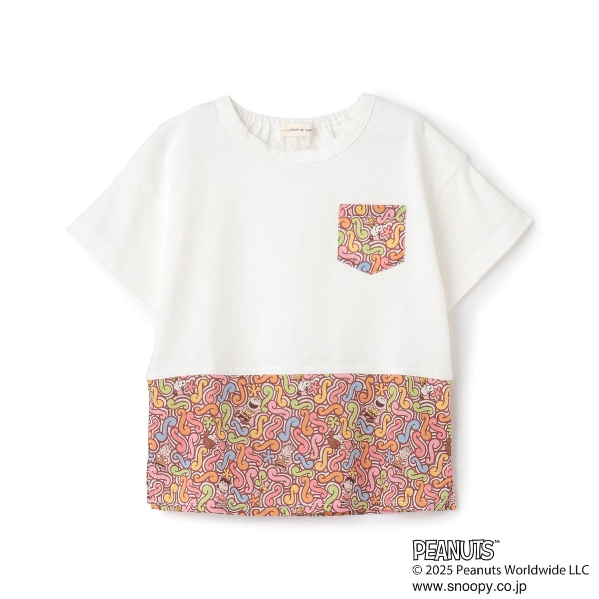 【PEANUTS】切替Tシャツ