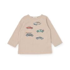 リバティクルマ刺しゅう長袖Tシャツ