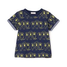 さんびき総柄半袖Tシャツ