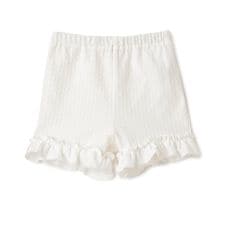 裾フリル一分丈レギンス