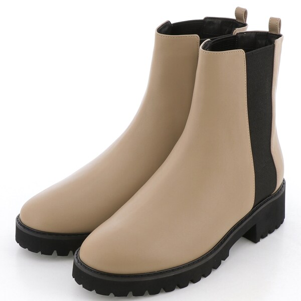 unReef アンリーフ サイドゴアブーツ Lサイズ 本革 レザー 厚底 軽量 サイドゴアショートブーツ | アンリーフ(unReef) | マルイウェブ