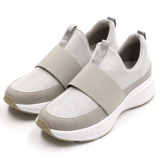 厚底ニットスリッポンスニーカー