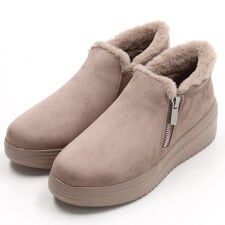 アンリーフ(unReef)の厚底ジップアップボアスニーカー