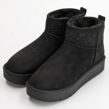 厚底ボアショートブーツ