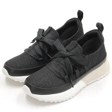 厚底レースアップスニーカー