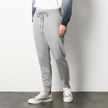 スエードタッチ裏毛ジョガーパンツ | パープル＆イエロー(Purple  