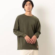 裏起毛 ワッフル クルーネックＴシャツ
