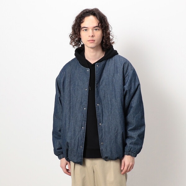 BURBERRY BLUE LABEL MA-1 ノーカラーブルゾン ショート丈 BURBERRY BLUE LABEL MA-1 ノーカラーブルゾン ショート丈