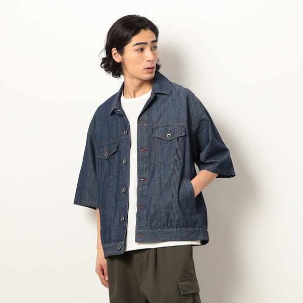 コムサイズム(COMME CA ISM) メンズ デニムジャケット・Gジャン