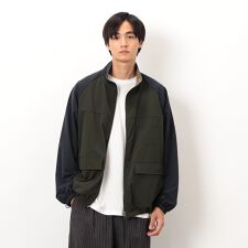 ナイロンストレッチブルゾン