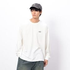 ワンポイントプリント長袖Ｔシャツ