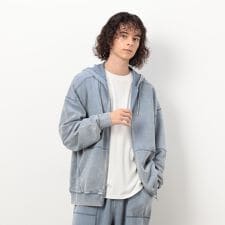 フロスト加工裏毛 パーカ