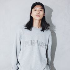 立体刺繍裏毛 プルオーバー