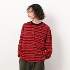 ランダムボーダー 長袖Ｔシャツ