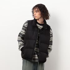 パープル＆イエロー(Purple & Yellow)のポリエステルタフタ中綿 ベスト