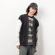 ハンドステッチカーディガン