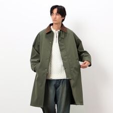 パープル＆イエロー(Purple & Yellow)のフリースボンディング ロングコート