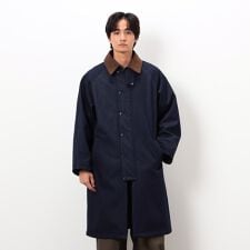 パープル＆イエロー(Purple & Yellow)のフリースボンディング ロングコート