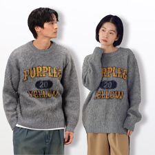 起毛 カレッジロゴ プルオーバー