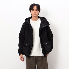 パープル＆イエロー(Purple & Yellow)のフリースボンディング マウンテンパーカ