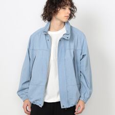 デニムバック刺繍ブルゾン