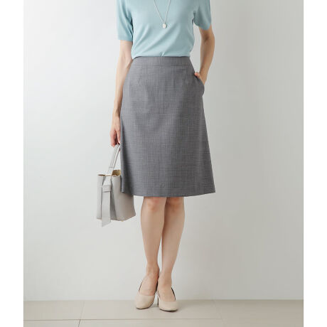 ウォッシャブルウールバスケット Aラインスカート | ニューヨーカー  